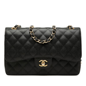 Pre-Loved Chanel Jumbo Classic Caviar Double Flap